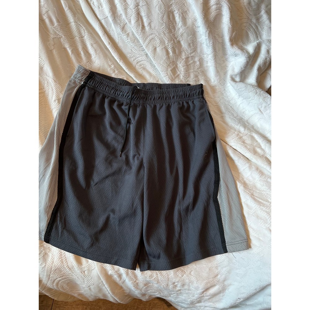 AND1 Silver Gray Basketball Shorts Mens XL